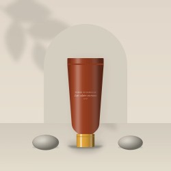 Lait solaire onctueux à l'huile d'argan SPF 30 – Terre d'Ocrelle, photo d'ambiance