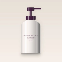 Lait corps Essentiels à l'huile de camélia – Maison Nuance, flacon-pompe 250 ml