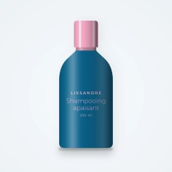Shampooing apaisant à l'eau de coco – Lissandre, flacon 250 ml