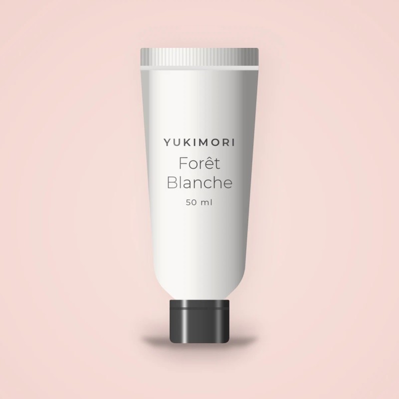 Crème hydratante éclat Forêt Blanche – Yukimori, tube 50 ml