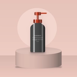 Crème solaire visage teintée à l'huile de tournesol SPF 50 – Yukimori, photo d'ambiance