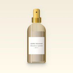 Lotion tonique Douceur Lactée à l'eau de rose – Mardi Douceur, flacon spray 200 ml