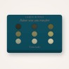Palette yeux sans transfert au squalane – Laque Rivoli, 9 × 1 g, teinte Tons kaki