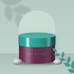 Masque capillaire Rose de l'Atlas au squalane végétal – Zelliane, photo d'ambiance