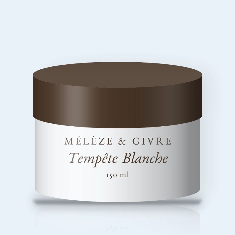 Masque capillaire soin profond Tempête Blanche – Mélèze & Givre, pot 150 ml
