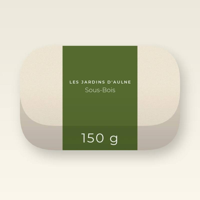 Savon Sous-Bois confort – Les Jardins d'Aulne, pain 150 g