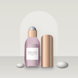 Déodorant Caramel Doux soin efficacité douce – Mousse Câline, photo d'ambiance