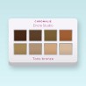 Palette yeux Encre Studio tout-en-un – Chromalie, 4 × 1,2 g, teinte Tons bronze