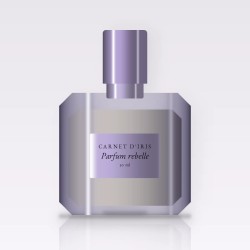 Parfum rebelle au bois de gaïac – Carnet d'Iris, flacon 30 ml