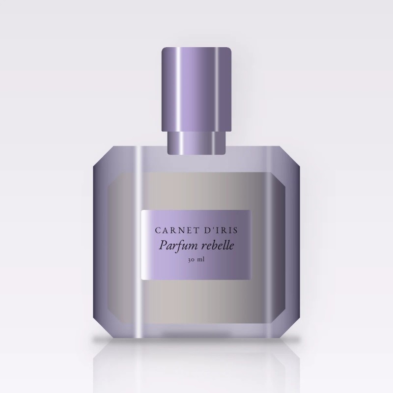 Parfum rebelle au bois de gaïac – Carnet d'Iris, flacon 30 ml