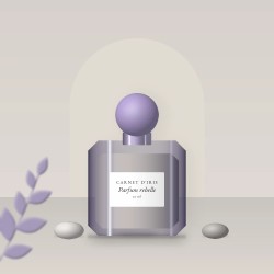 Parfum rebelle au bois de gaïac – Carnet d'Iris, photo d'ambiance