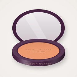 Blush Essentiels à l'huile d'abricot – Maison Nuance, boîtier 6 g, teinte 04 Abricot