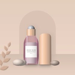 Déodorant Caramel Doux frais – Mousse Câline, photo d'ambiance