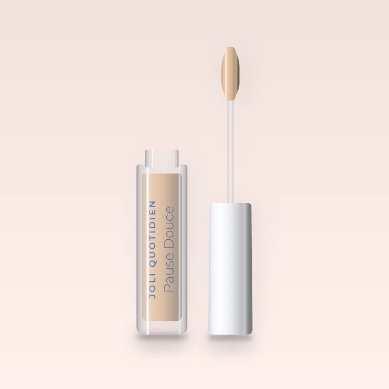 Correcteur haute couvrance Pause Douce – Joli Quotidien, flacon applicateur 4 ml, teinte 03 Beige clair