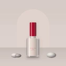 Vernis à ongles Défilé à l'huile de raisin – Coulisse Rouge, photo d'ambiance