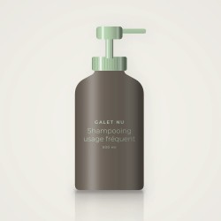 Shampooing usage fréquent aux protéines de riz – Galet Nu, flacon-pompe 500 ml