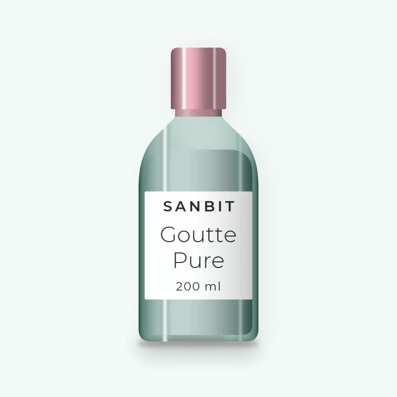 Goutte Pure lotion tonique douceur – Sanbit, flacon 200 ml