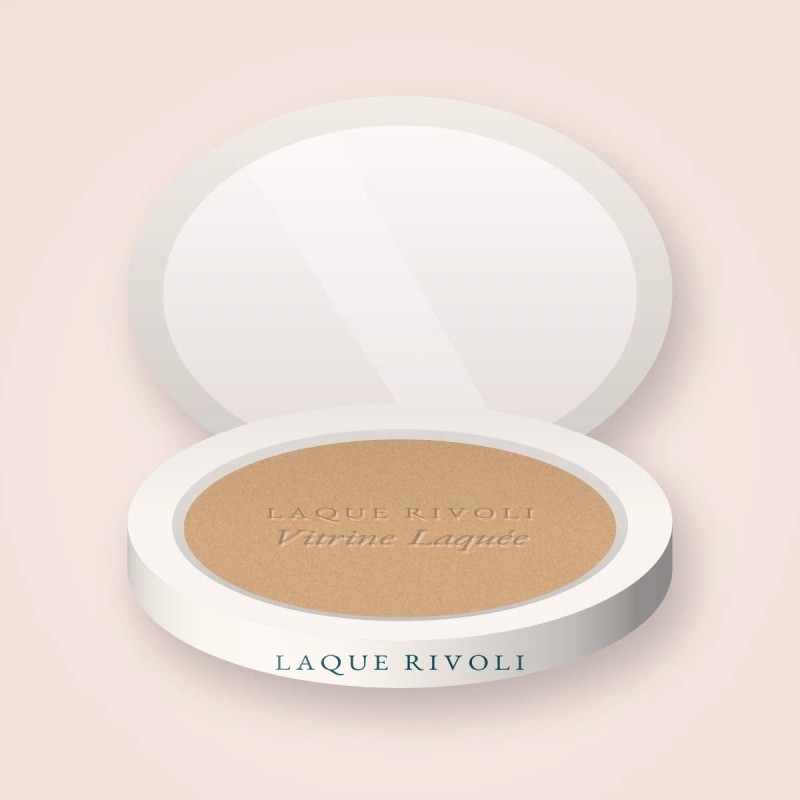 Poudre Vitrine Laquée à l'acide hyaluronique – Laque Rivoli, boîtier 12 g, teinte 08 Sable
