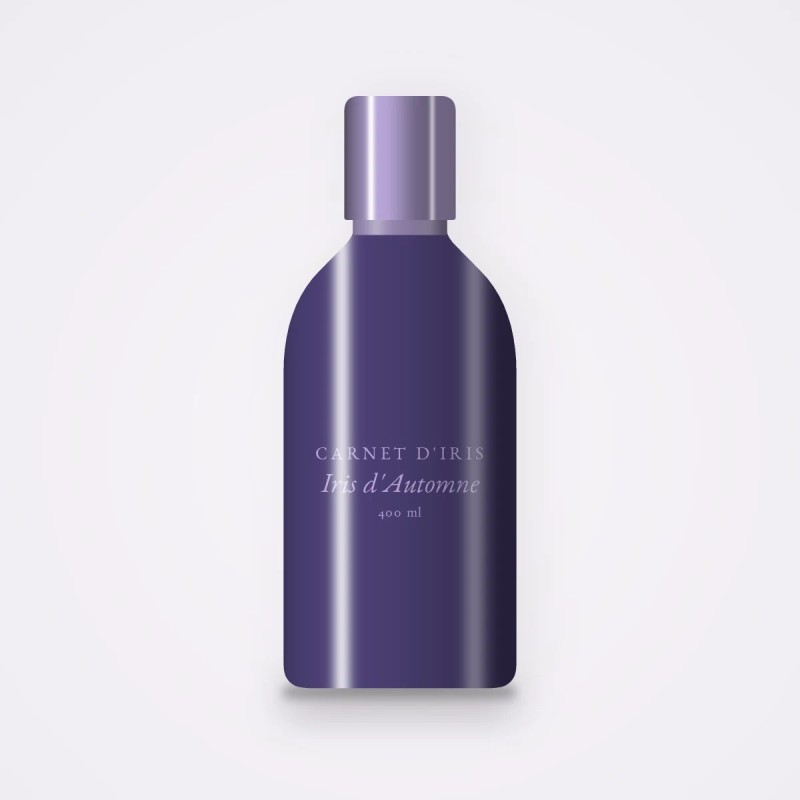 Lait corps Iris d'Automne tonifiant – Carnet d'Iris, flacon 400 ml