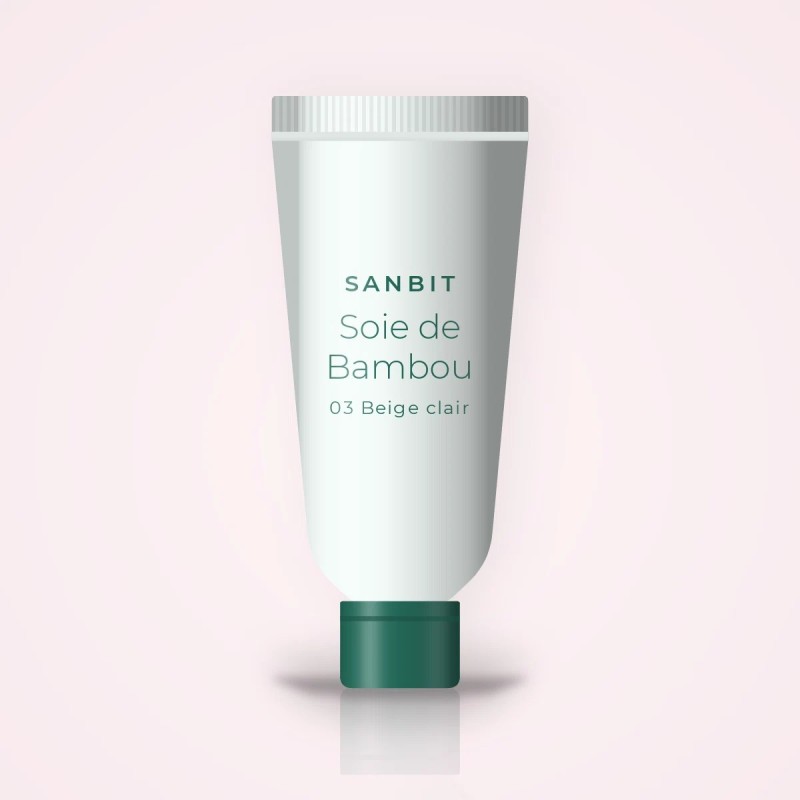 Correcteur Soie de Bambou à l'eau de bleuet – Sanbit, tube 4 ml, teinte 03 Beige clair