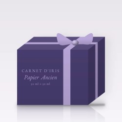 Coffret Papier Ancien à la bergamote – Carnet d'Iris, 30 ml + 50 ml