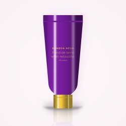 Fond de teint effet retouché à l'extrait de riz – Bonbon Néon, tube 35 ml, teinte 03 Ivoire