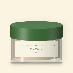Gommage corps Pin Parasol à l'huile d'amande douce – Savonnerie du Vieux Môle, pot 300 g