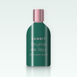 Fond de teint confort Brume de Jeju – Sanbit, flacon 35 ml, teinte 04 Ivoire doré