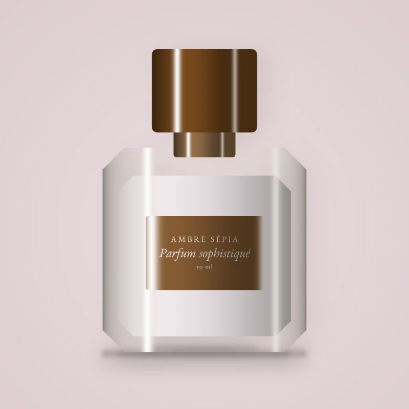 Parfum sophistiqué au cèdre de l'Atlas – Ambre Sépia, flacon 30 ml