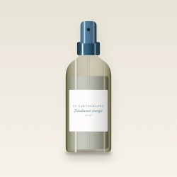 Déodorant énergie à la citronnelle pour homme – Le Cartographe, flacon spray 100 ml