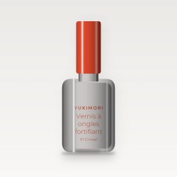 Vernis à ongles fortifiant au bambou – Yukimori, flacon 10 ml, teinte 01 Cristal
