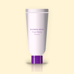 Fond de teint Fluo Party anti-imperfections – Bonbon Néon, tube 35 ml, teinte 03 Ivoire