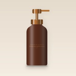 Shampooing nutrition intense à l'huile d'argan – Barbier de la Butte, flacon-pompe 250 ml