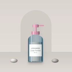 Shampooing fortifiant Lisse Parfait – Lissandre, photo d'ambiance
