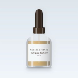 Huile capillaire Tempête Blanche au brocoli – Mélèze & Givre, flacon compte-gouttes 100 ml