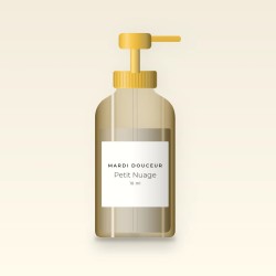 Contour des yeux Petit Nuage à l'extrait de fragon – Mardi Douceur, flacon-pompe 10 ml