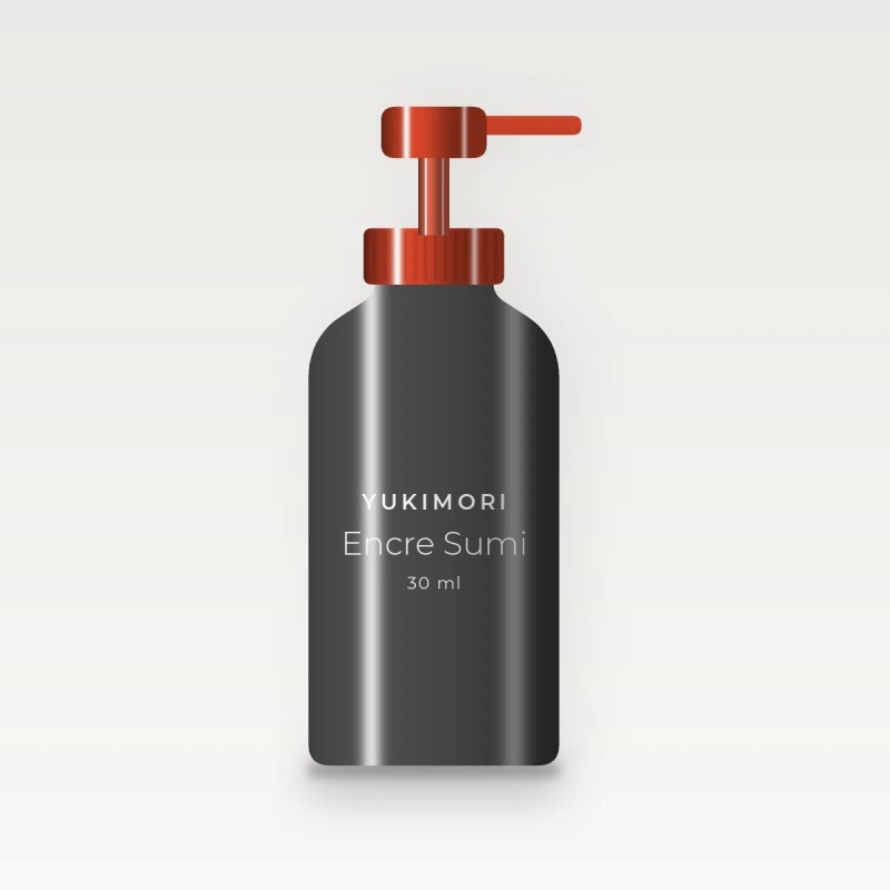 Soin anti-âge Encre Sumi au bakuchiol – Yukimori, flacon-pompe 30 ml