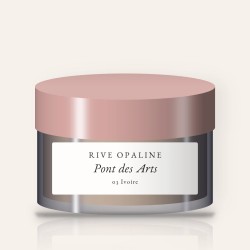Poudre Pont des Arts à l'huile de jojoba – Rive Opaline, pot 20 g, teinte 03 Ivoire
