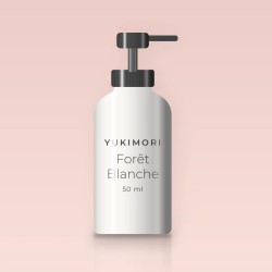 Crème solaire visage satinée Forêt Blanche SPF 30 – Yukimori, flacon-pompe 50 ml