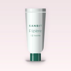 Correcteur léger Rizière – Sanbit, tube 8 ml, teinte 02 Ivoire