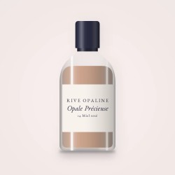 Fond de teint Opale Précieuse à l'eau de rose – Rive Opaline, flacon 30 ml, teinte 14 Miel rosé