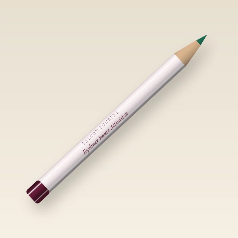 Eyeliner haute définition au squalane – Balcon Pourpre, crayon 1,2 g, teinte Vert émeraude