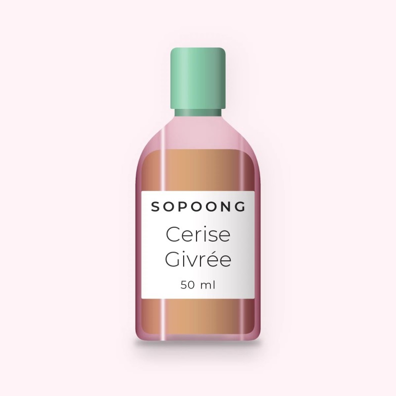 Huile corps Cerise Givrée au karité – Sopoong, flacon 50 ml
