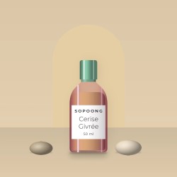 Huile corps Cerise Givrée au karité – Sopoong, photo d'ambiance