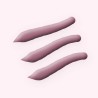 Rouge à lèvres effet soin Soie de Bambou – Sanbit, aperçu de la teinte 20 Mauve