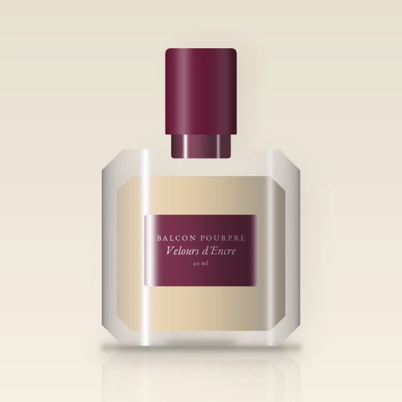 Parfum Velours d'Encre au cyprès – Balcon Pourpre, flacon 30 ml