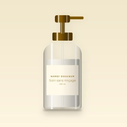 Soin sans rinçage brillance miroir à l'huile de coco – Mardi Douceur, flacon-pompe 200 ml
