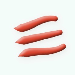 Rouge à lèvres effet bouche pulpeuse aux peptides – Sanbit, aperçu de la teinte 11 Orange sanguine