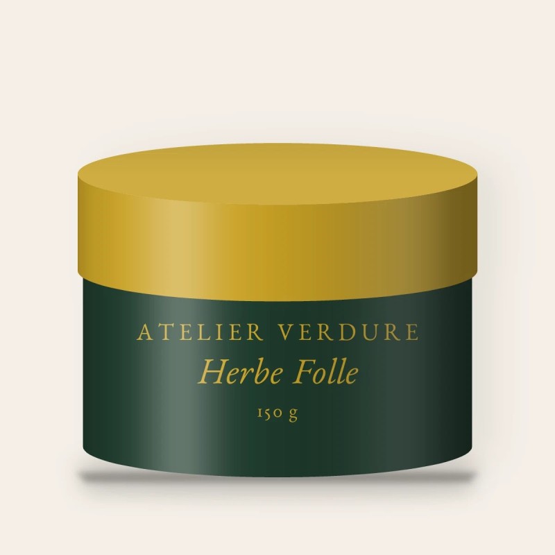 Gommage corps Herbe Folle satinant – Atelier Verdure, pot 150 g