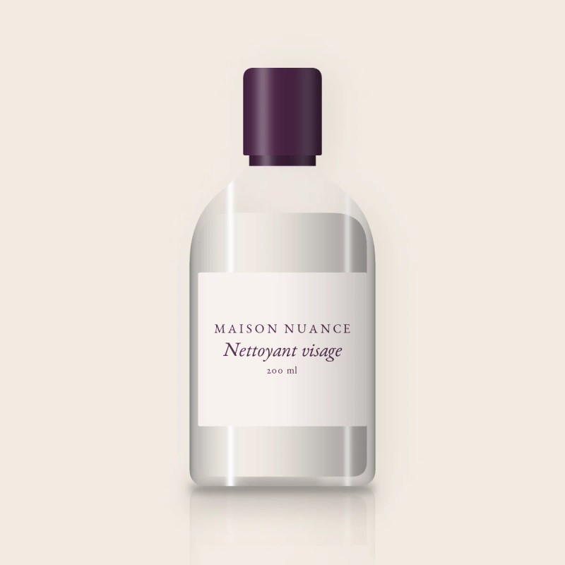 Nettoyant visage anti-pollution à l'huile de jojoba Bel Instant 200 ml – Maison Nuance, flacon 200 ml